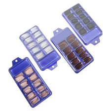 400Pcs Fashion Full Cover Fake Nails Tips Long False for Women and Girls