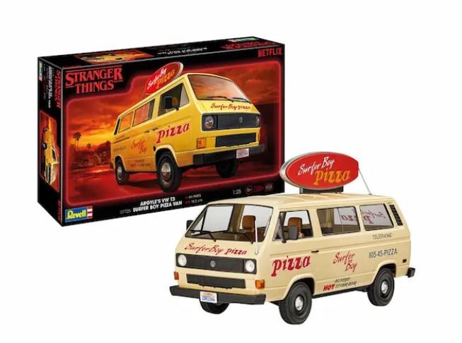 Revell Volkswagen T3 Bus Stranger Things pour décor de chambre geek et vintage