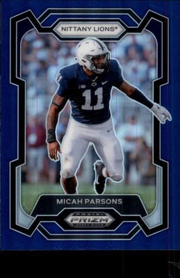 2024 Panini Prizm Draft Picks - Micah Parsons #31 Blue Prizm /199