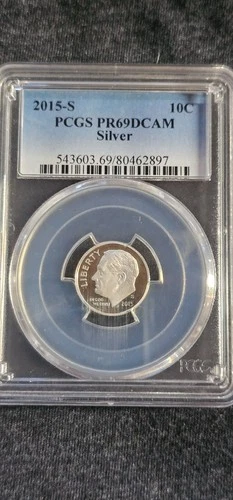 2015-S Roosevelt Dime Proof — photo from another recent sale