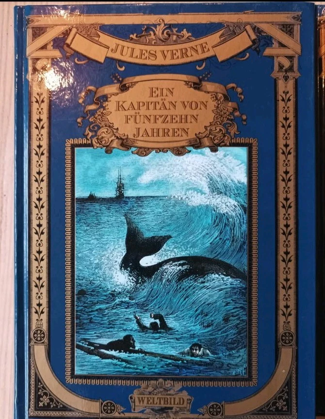 🍀Jules Verne- 4 x Weltbild Sammler Edition/ Ein Kapitän von Fünfzehn Jahren usw - Bild 4 von 4
