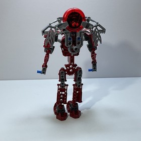 LEGO Bionicle Toa Metru Toa Vakama 8601 Complete with Trans-Red Throwing Disk (B