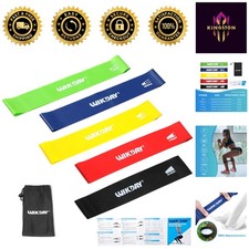 5-Piece Resistance Band Set: Non-Slip, Anti-Snap for Ultimate Workout Confidence
