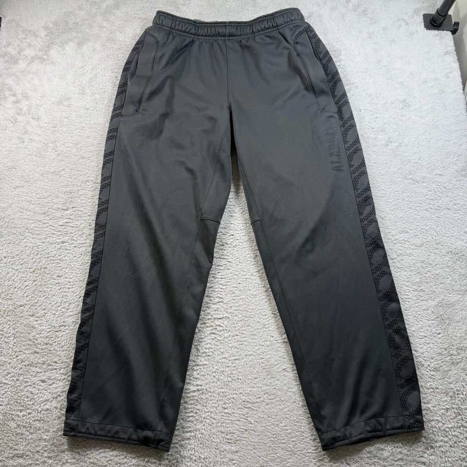 Nike Alabama Crimson Tide Sweatpants Mens Medium Grey Dri-Fit Drawstring Pants - Image 2 of 4