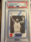 1989 North Carolina card#65 Michael Jordan -Collegiate Collection  -  PSA 9 Mint