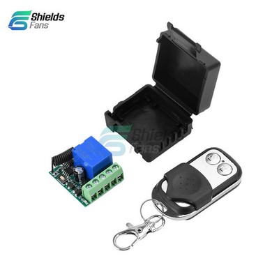 433Mhz Universal Gate Door Remote Control Switch Relay Receiver Module DC12V