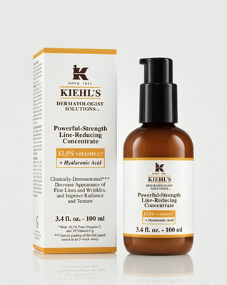 Kiehl's Powerful Strength Line Reducing Concentrate 3.4oz Vitamin C Serum NIB.