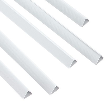 30Pcs Binding Bars, 10mm Binding Bars 70 Sheets Capacity, White