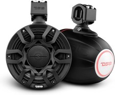 DS18 NXL-X8PRO/BK 8" WAKEBOARD TOWER SPEAKERS HYBRID MIDRANGE COMPRESSION DRIVER
