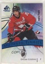 2020-21 SP Game Used Authentic Rookies Team Canada Blue Burst Dylan Cozens 0nr3