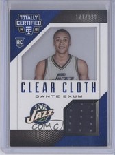 2014 Panini Totally Certified Clear Cloth Jersey Blue 171/199 Dante Exum #95 0e0