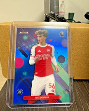 2025-26 Topps Finest Max Dowman Arsenal Blue Refractor /200 RC Premier League 35