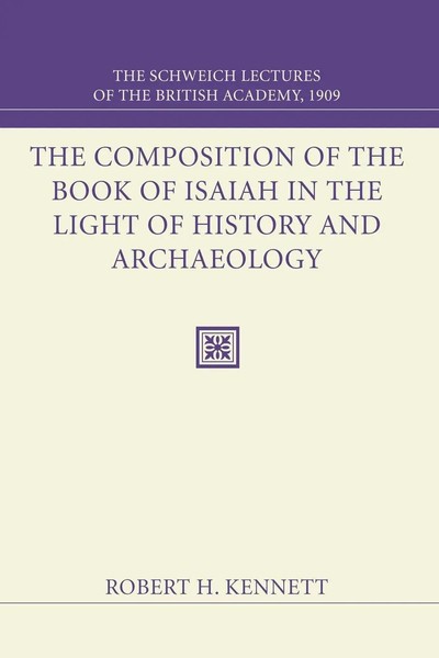 The Composition Of The Book Of Isaiah In The Light Of History and Archaeology-image