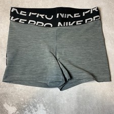Women's Nike Pro Compression Training Shorts Gray Black Short Booty flaw
