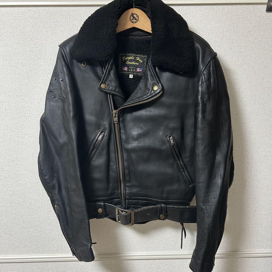 80’s ORCHARD Purple Hog Leathers ライダース Vintage ORCHARD Purple Hog Leathers Motorcycle Jacket 80s | eBay