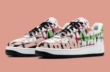 New Air Force 1 '07 QS Women's Size 5.5 White/Green Strike CW1267-101 Fast Ship