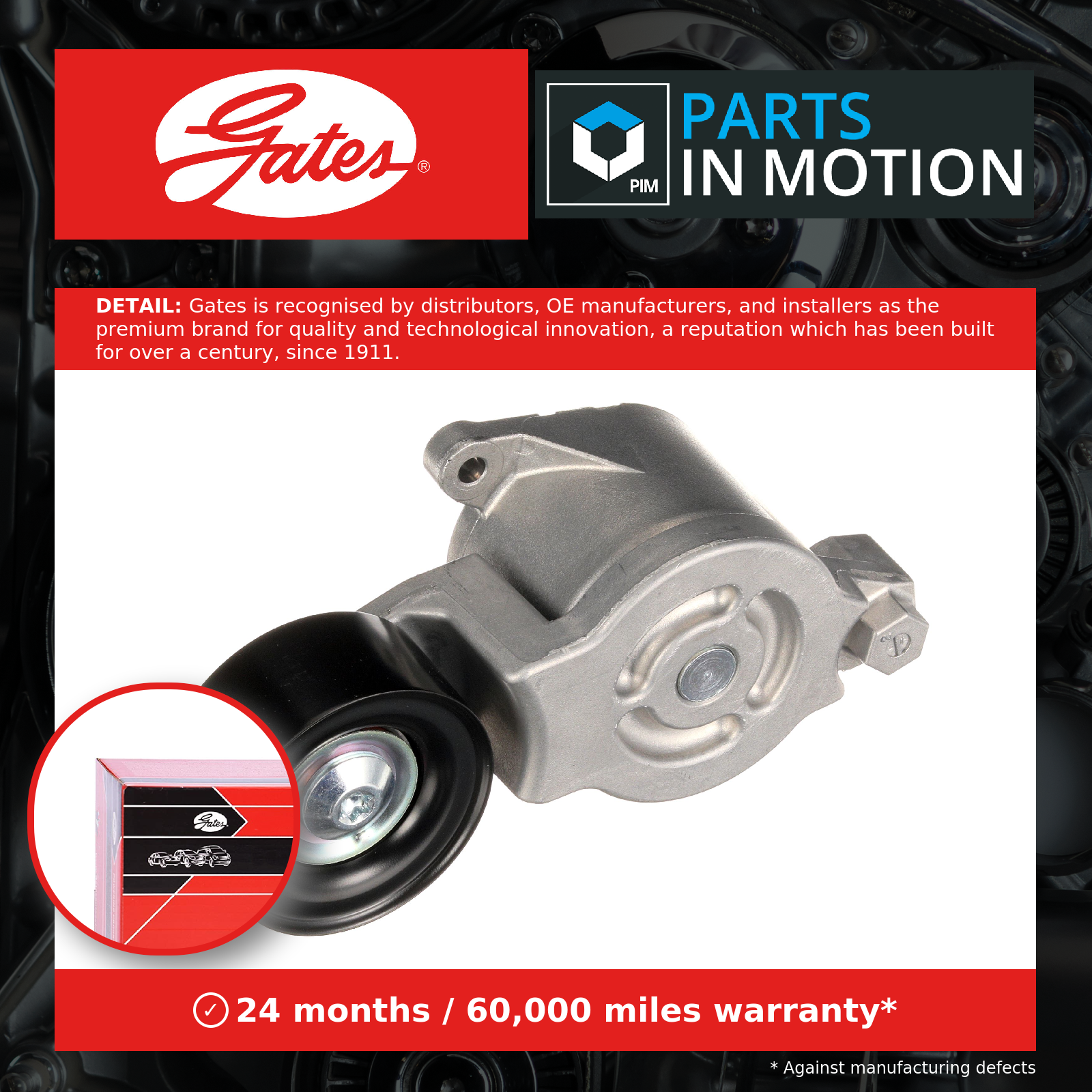 ✅Fits GATES GATT39256 Tensioner Pulley, V-ribbed belt GATT39256 Mult ⭐UK Seller⭐ - Image 11