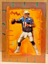 Drew Bledsoe 1997 Topps Gallery Football Peter Max Art Serigraph Insert #PM9