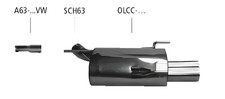 Bastuck Sportauspuff - Opel Corsa C