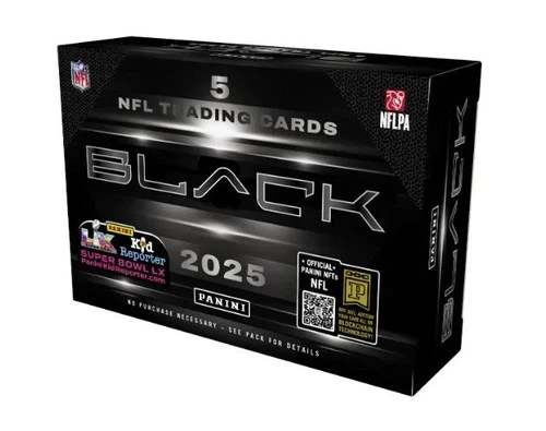 2025 Panini Black Football NFL Factory Sealed Hobby Box Pre Sale Ships 10/9