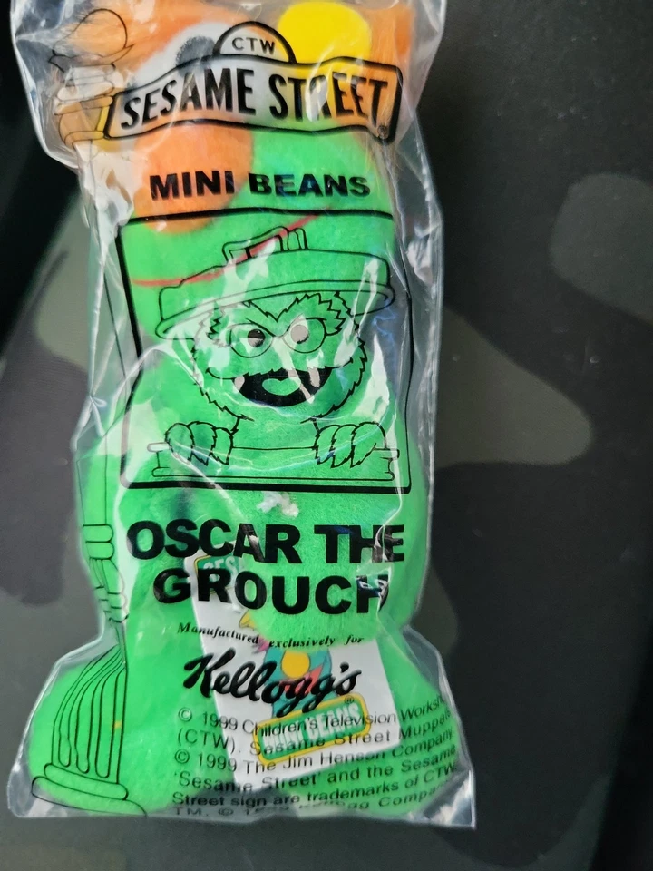 Kellogg’s RARO “ROJO” 1999 Sesame Street Mini Beans Set 24 Sellado + Error de Fábrica Foto 2 de 4