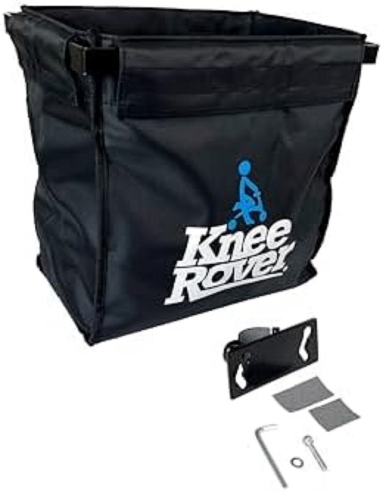 KneeRover Deluxe Knee Scooter Basket Accessory with Large Capacity ...