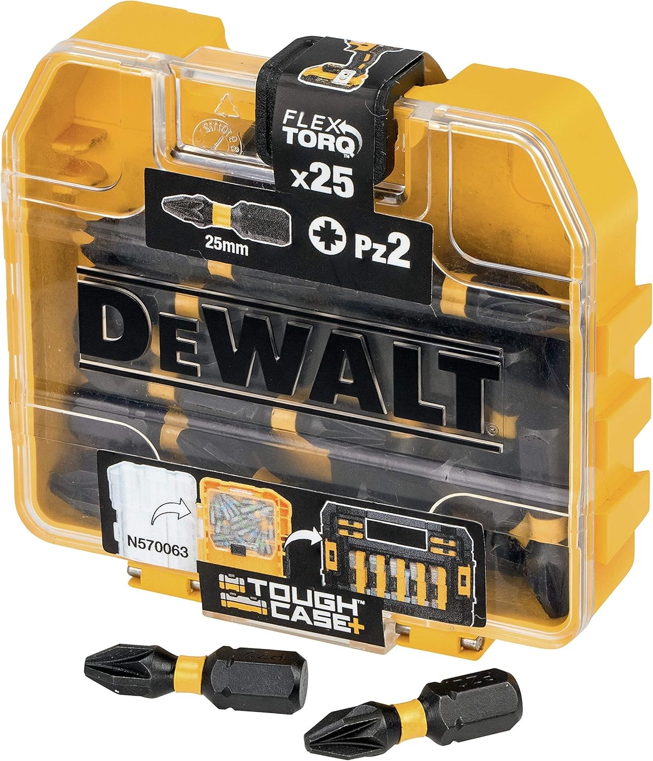 Dewalt DT70556T-QZ Set Cacciavite Inserti PZ2 25mm