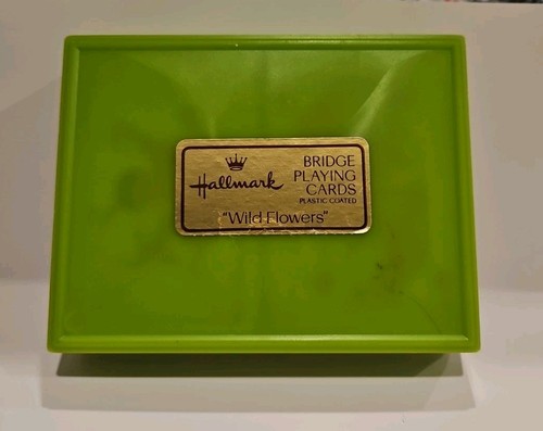 Hallmark 1970s Playing Cards~Double Deck Bridge Set~Floral Design Vintage! - Picture 3 of 3