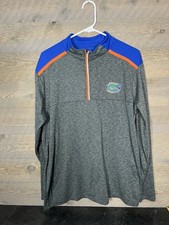 Florida Gators Shirt Colosseum Men's Size Medium Long Sleeve Logo 1/4 Zip
