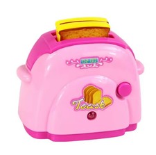 Kids Mini Kitchen Household Appliances Toys Pink Toaster Kitchen Gifts For Girls