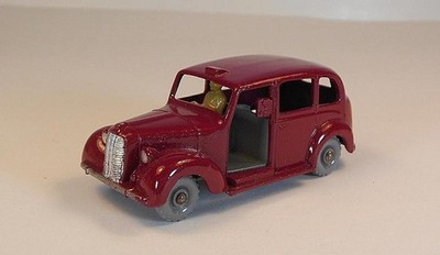 Matchbox Regular Wheels Nr. 17 Metropolitan Taxi maroon GPW B5 Box OVP #709