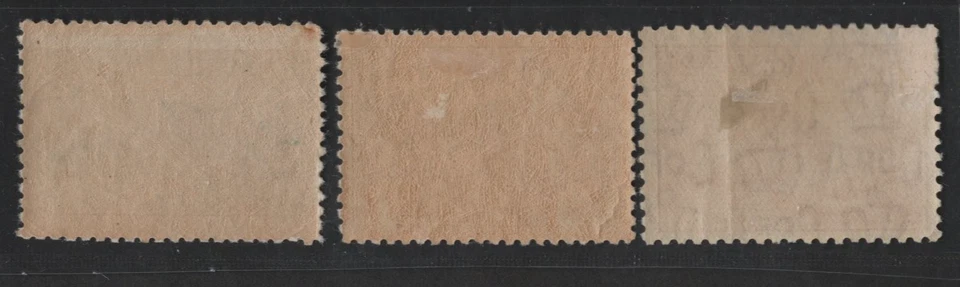 AUSTRALIA 1932 S.G. #141-#143 SC. #130-#132 MINT HINGED THE 2D HAS VERTICAL GUM - Image 2 of 2