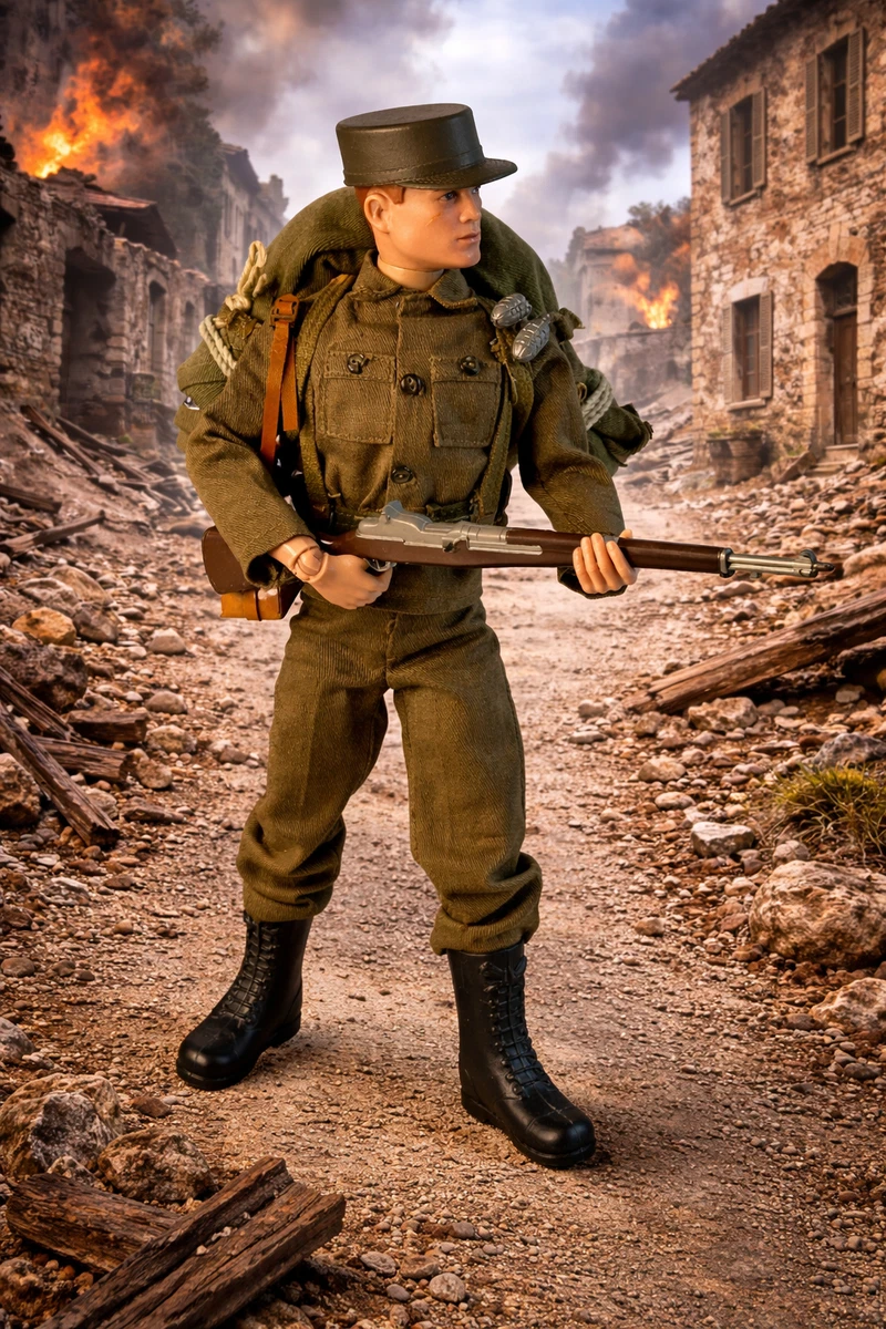 Figurine GI Joe Soldat Allemand Palitoy 1964 Pour Hasbro - Action Man - Vintage