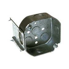 Raco Octagon Box 15.5 Cu In J 4 Side Knockouts 1/2 " Steel Bulk