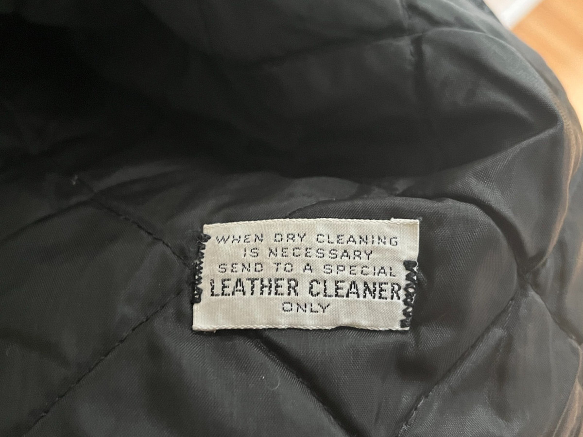 Vintage 1970s AMF Cross Zip Harley-Davidson Leather Motorcycle Jacket Size 42 View 6