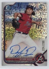 2022 Bowman Chrome Prospect Speckle Refractor /299 Dylan Dodd #CPA-DD Auto 2s2