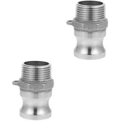  2 Pieces Schlauchverbinder Verbindungsstück Camlock -Schlaucharmaturen