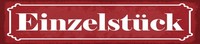 Blechschild 10X46 Cm EinzelstüCk Rotes Deko Geschenk Schild