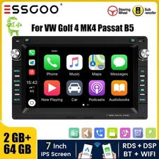 For VW Golf 4 MK4 Passat B5 Polo Android14 Carplay Car Stereo GPS Navi BT FM 64G
