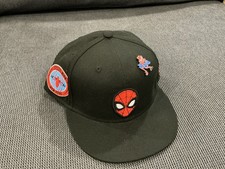 Marvel Lids Premium Exclusive Spiderman Fitted Hat Black 7 14