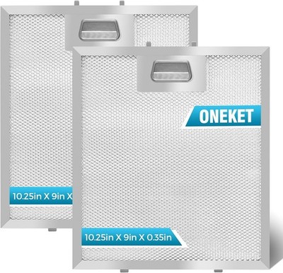 2 Pack Range Hood Filter Fit for Broan B5 Series, 9x10.25 Inch