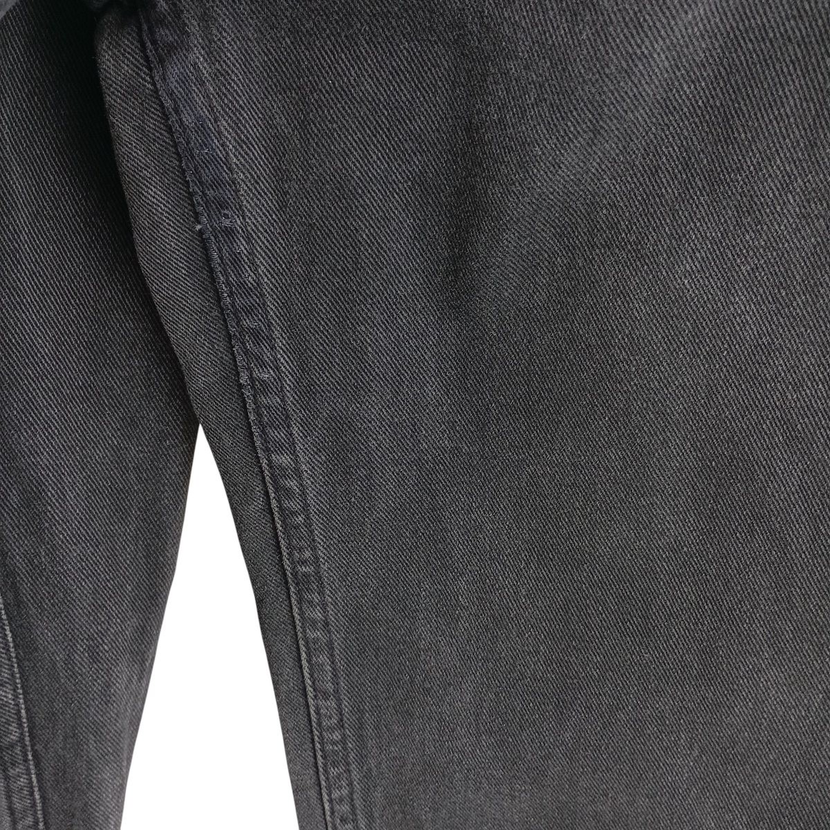 Vintage 2000'S Tommy Hilfiger Jeans Men's Black Tapered Denim Pants Size W30 thumbnail 7