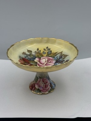 Aynsley J.A Bailey Cabbage Rose Bouquet Komport- oder Kompottschale.