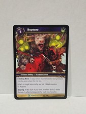 Rupture World Of Warcraft TCG Fields Of Honor Regular Uncommon