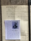 1864 Civil War Document - "MUSTER OUT ROLL" - Lt. Allen M. Hiller, 199th PA Vols