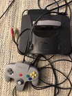 Nintendo 64 black Home Console, controller ,Nfl Quarterback Club 98 used,tested