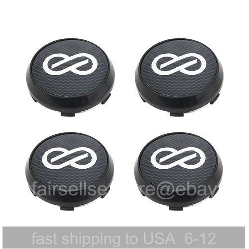 4 x 68 mm for ENKEI Black Silver Badge Alloy Wheel Center Caps Rim Caps Hub Caps - 第 1/8 張圖片