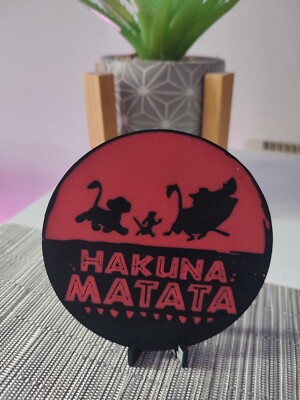 Der König der Löwen Motto Untersetzer/Plakette