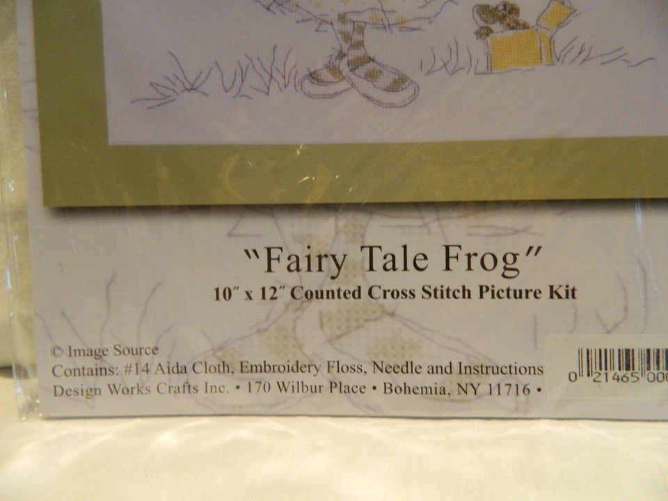 C-25 NEW DESIGN WORKS COUNTED CROSS-STITCH KIT “FAIRY TALE FROG” - Image 3 of 4