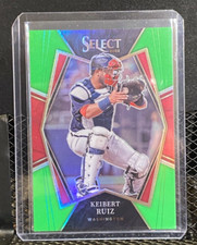 Keibert Ruiz 2022 Select Premier Level  Neon Green Prizm #16/99 - Nationals